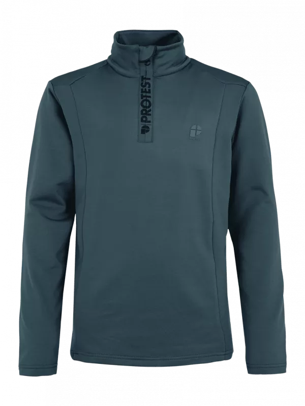 REWILLOWY JR 1/4 zip top Yale Blue